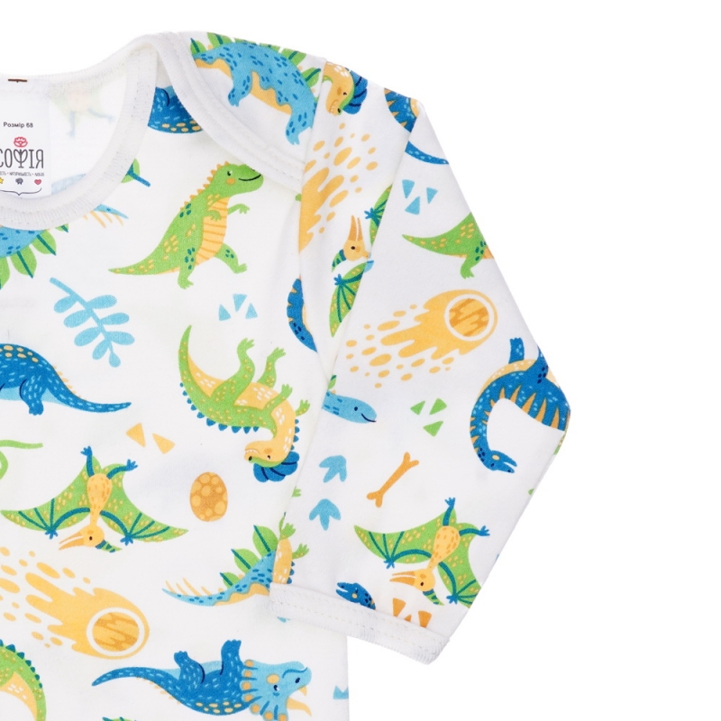 Bodysuit Dinosaurs size 68, 1511, TM Sofia