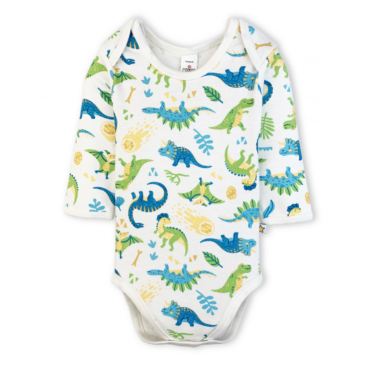 Bodysuit Dinosaurs size 68, 1511, TM Sofia