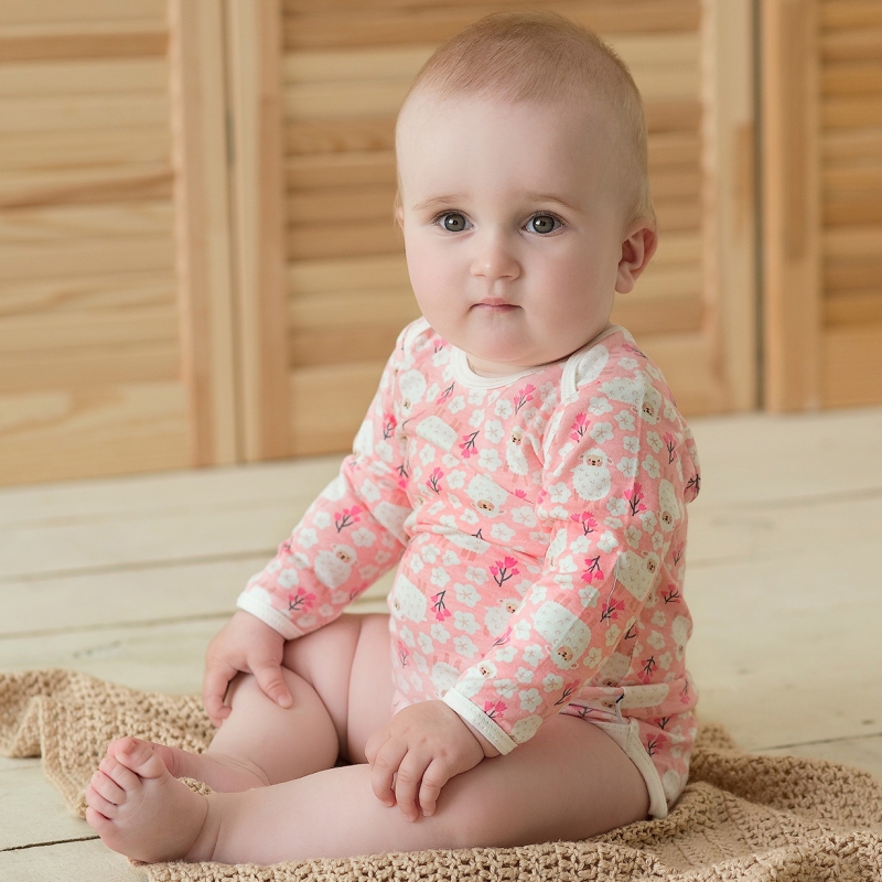 Bodysuit  Sheeps size 68-74  soft cotton, double k...
