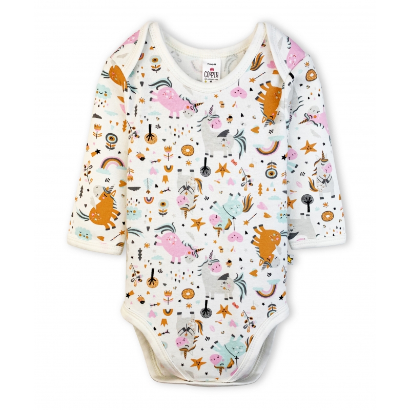 Bodysuit Unicorns, size 68-80, 1611, TM Sofia