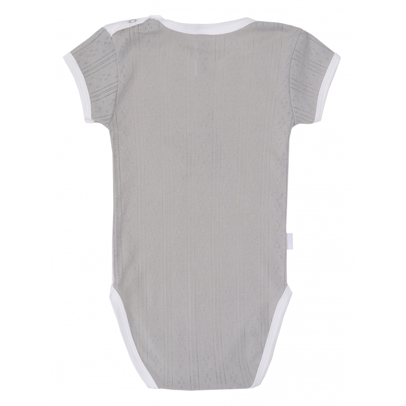 Bodysuit  Vikings size 68-74-80 soft cotton, double knitted fabric, print, milky, 2911, ТМ Sofia