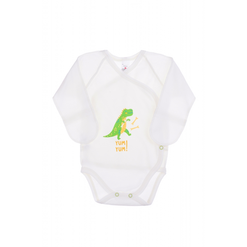 Bodysuit  Dinosaurs size 62 soft cotton, double kn...