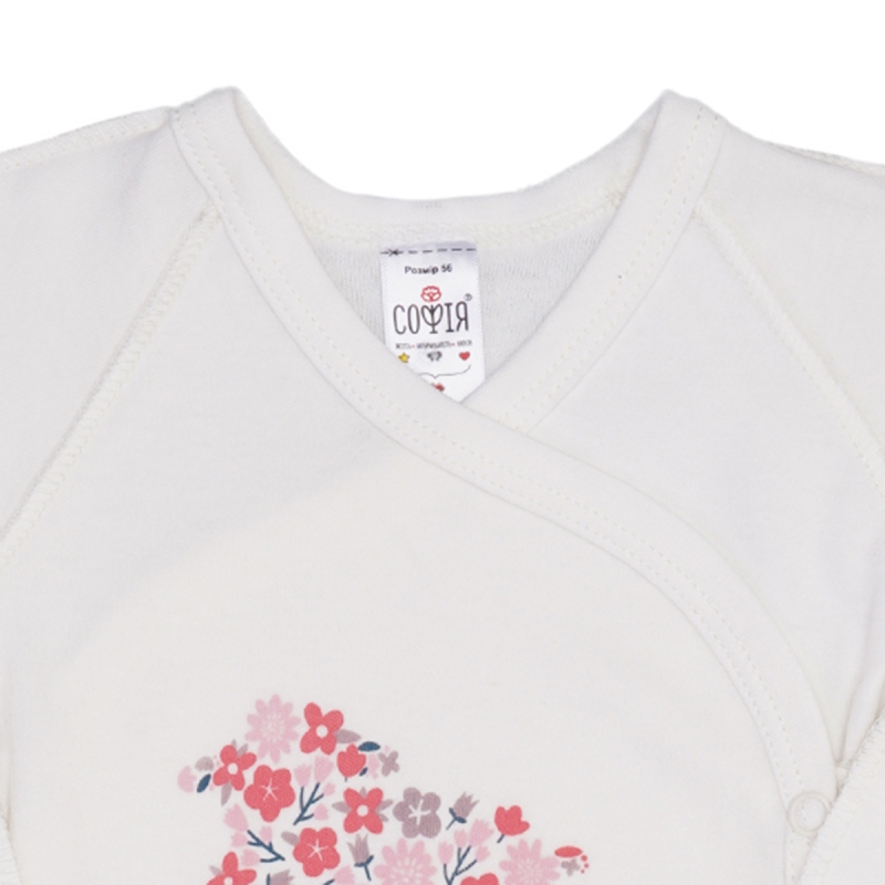 Боди крем Flowers р.56-62, 1313, ТМ София