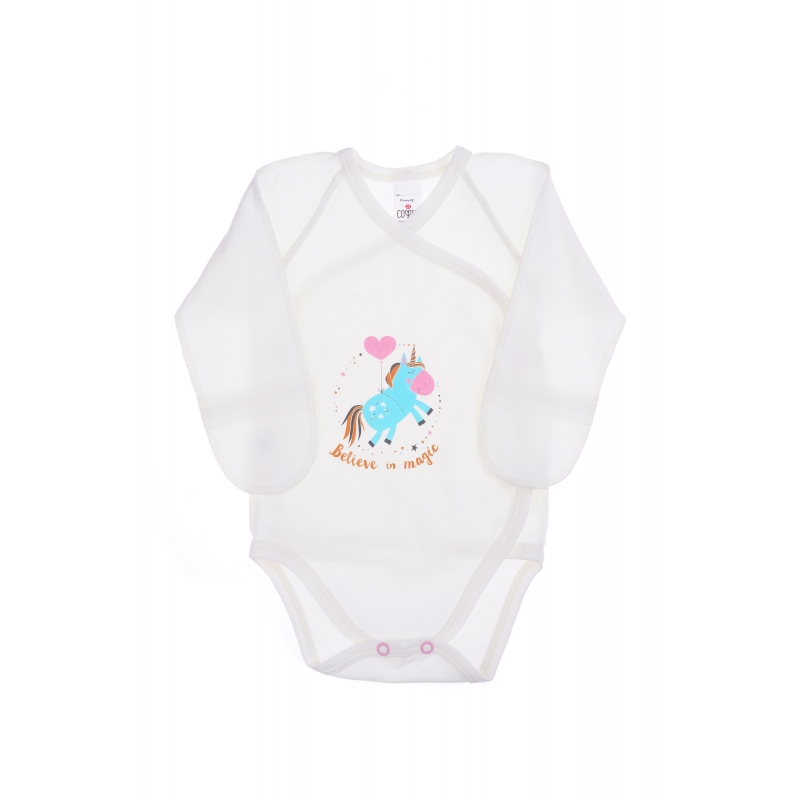 Bodysuit  Unicorns size 56-62 soft cotton, interlo...