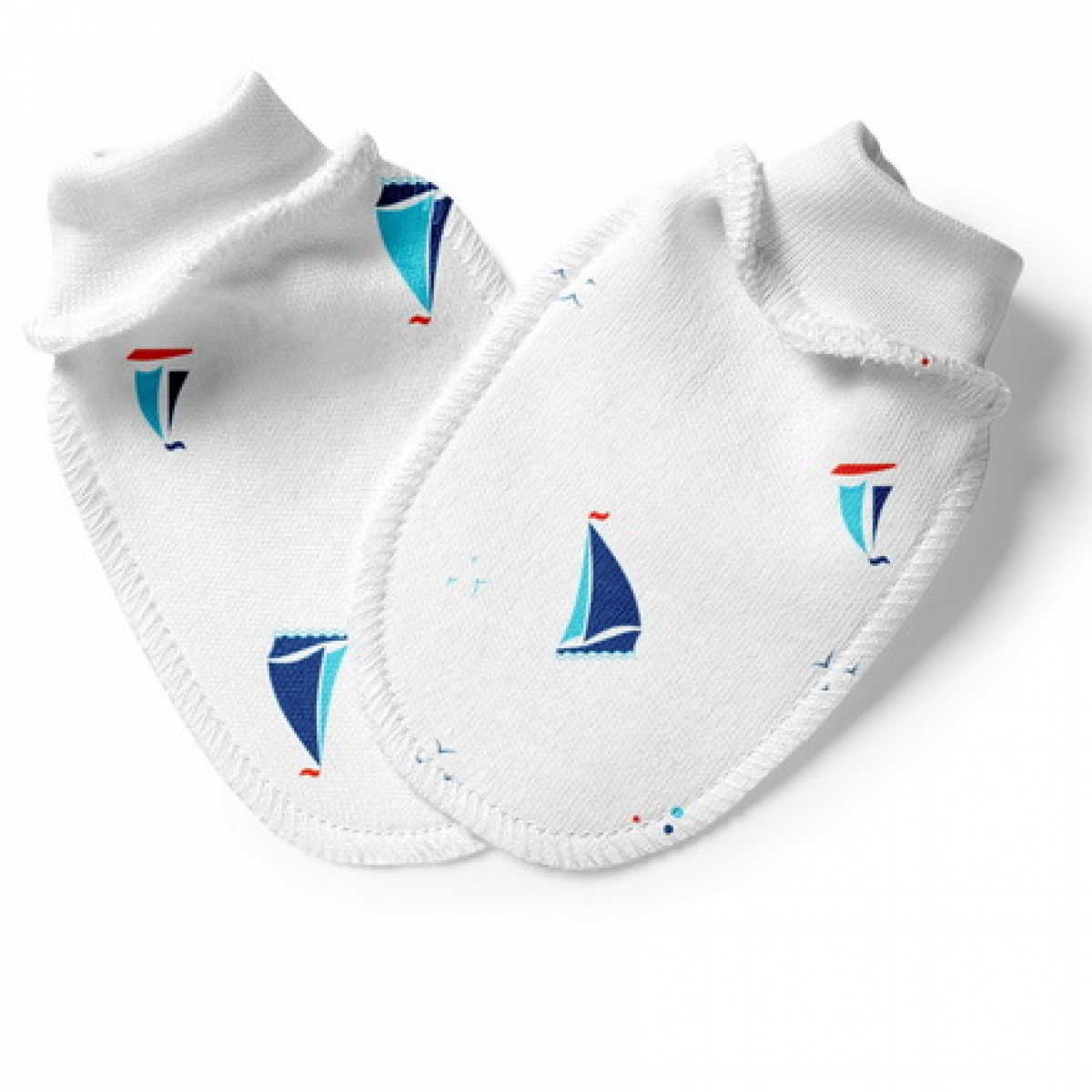 Anti-scratch mittens for newborn baby, Ships, 455256, TM Sofia