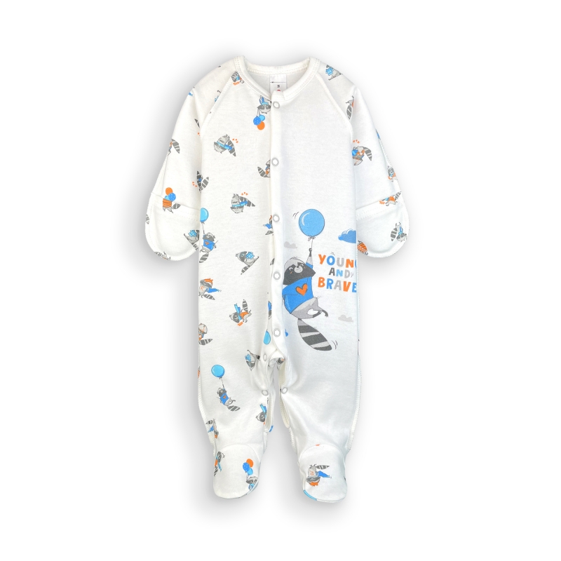 Baby Raccoon with balloon print Sleep & Play, ...
