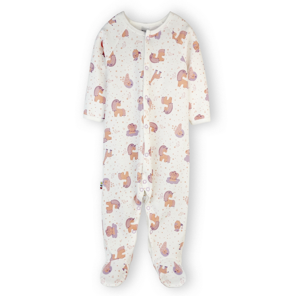 Baby Bohemia print Sleep & Play, size 68-74-80-86, 4202, cotton, double knitted fabric, grey, TM Sofia