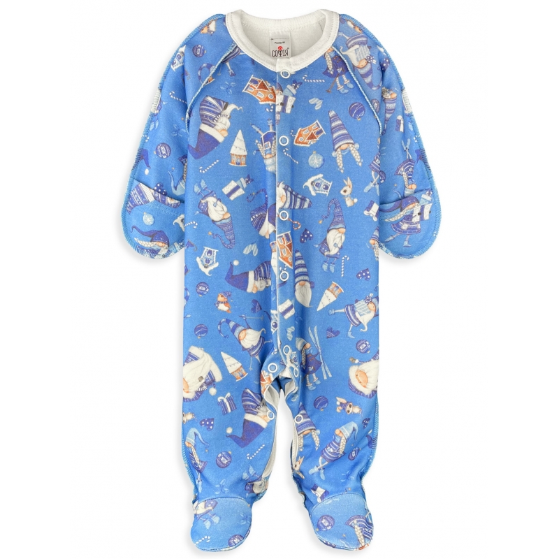 Baby New Year blue Sleep & Play, size 56-62, 4...