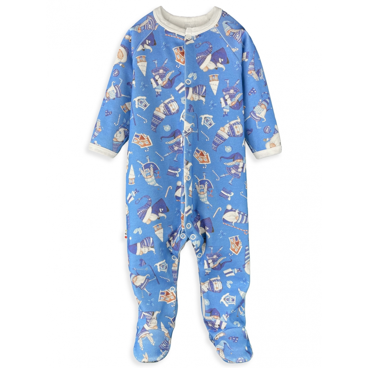 Baby New Year blue Sleep & Play, size 68-74, 4303, cotton, double knitted fabric, TM Sofia