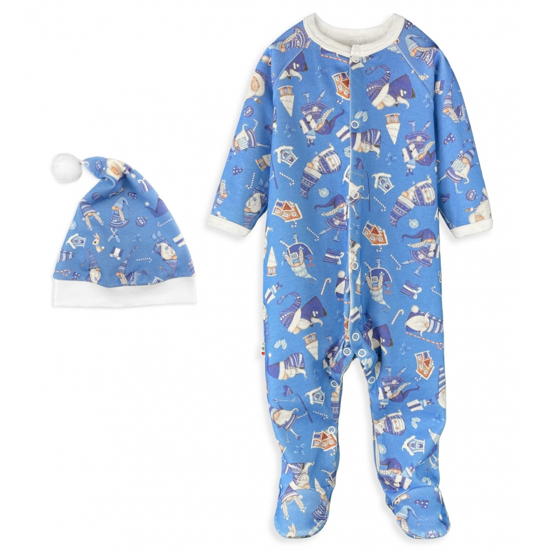 Baby New Year blue Sleep & Play, size 68-74, 4...