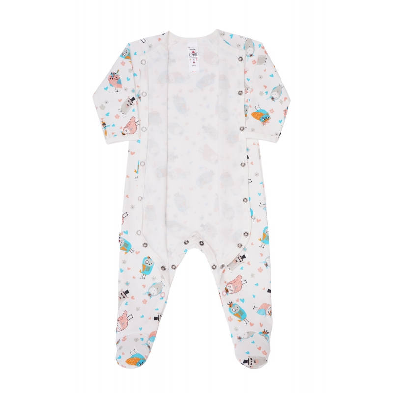 Baby Owls Sleep & Play, size 62-68, 3001, cotton, double knitted fabric, TM Sofia