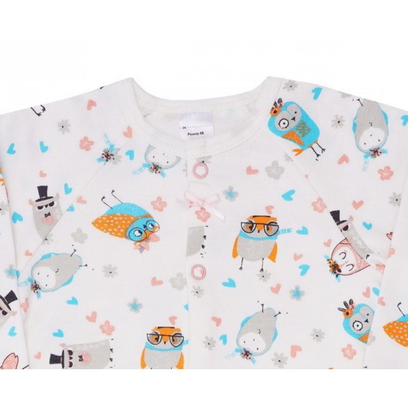 Baby Owls Sleep & Play, size 62-68, 3001, cotton, double knitted fabric, TM Sofia