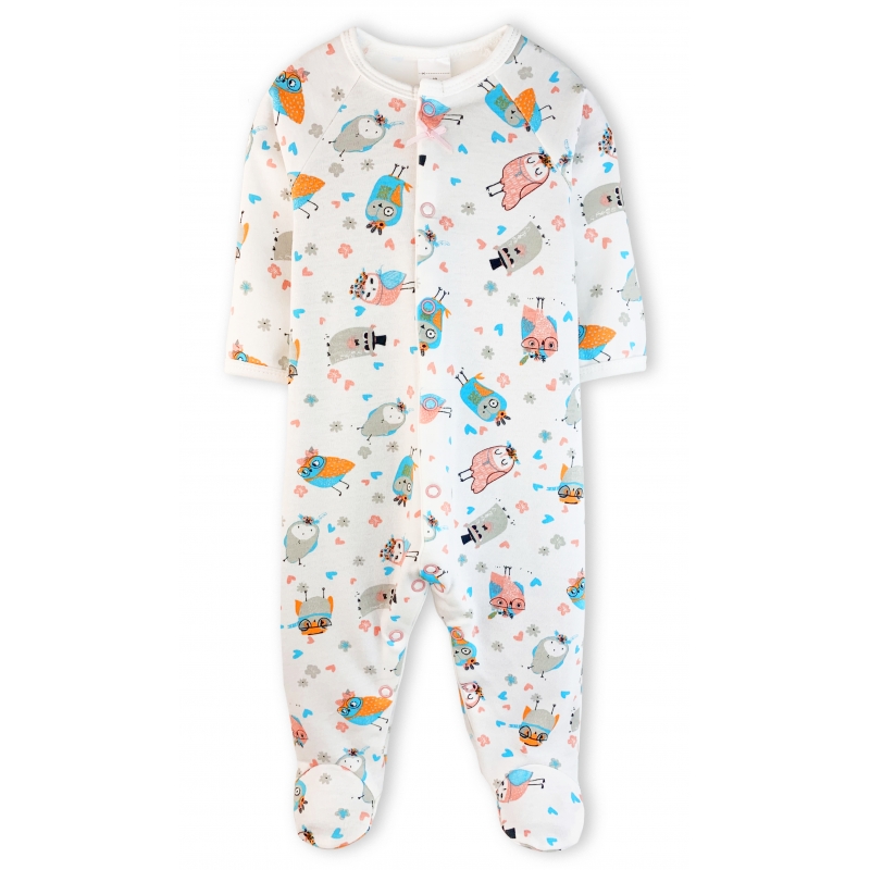 Baby Owls Sleep & Play, size 62-68, 3001, cotton, double knitted fabric, TM Sofia