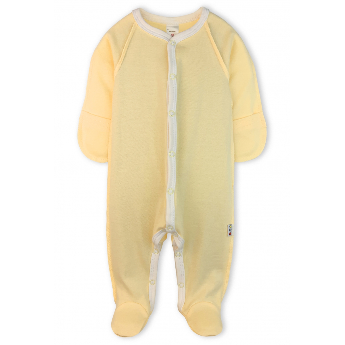 Baby Yellow Sleep & Play, size 50-56, 2601, cotton, one tone, TM Sofia