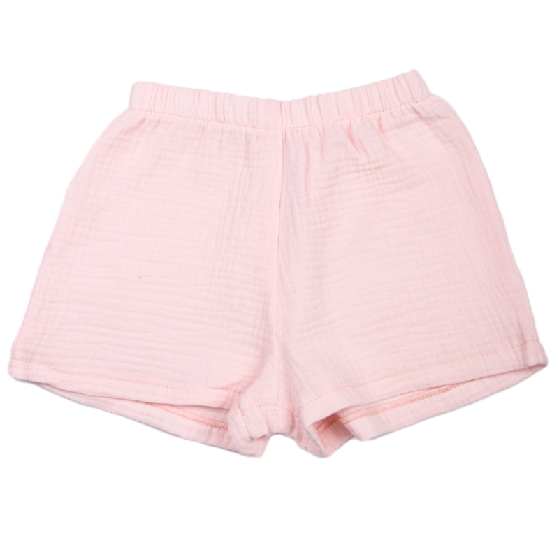 Gauze shorts (light pink), p.92-98-104-110-116 cot...