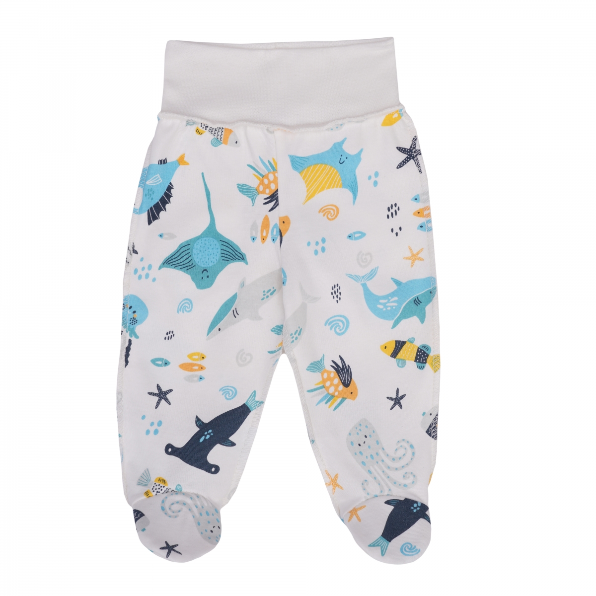 Baby footed pants Vikings, size 56-62, 100% soft cotton, 2121, TM Sofia
