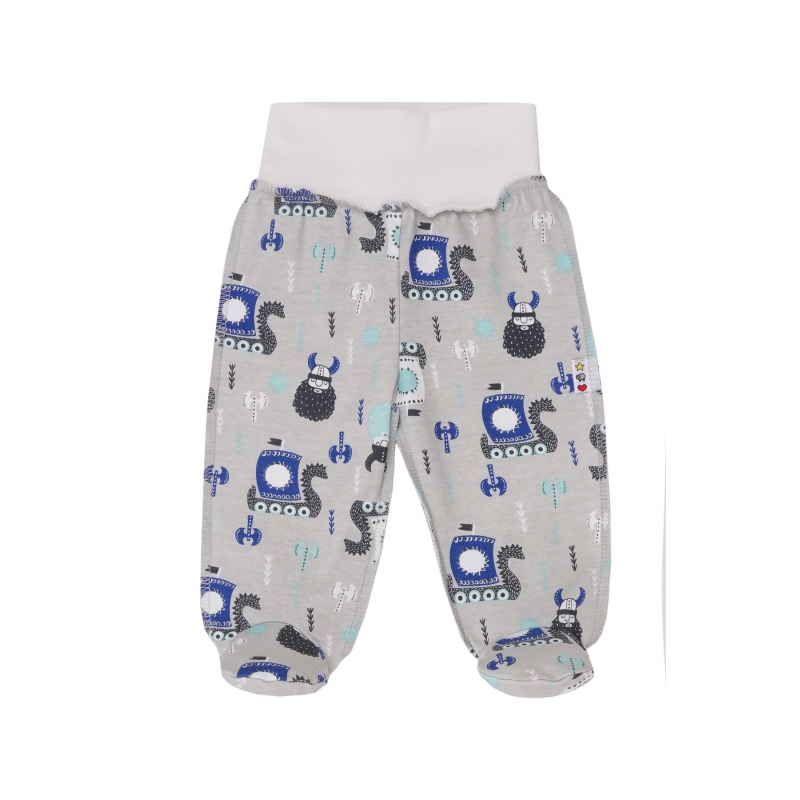 Baby footed pants Vikings, size 56-62, 100% soft c...