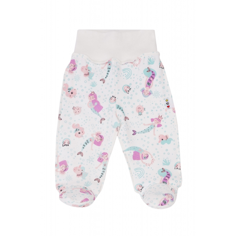 Baby footed pants Mermaids, size 56-62, 100% soft ...