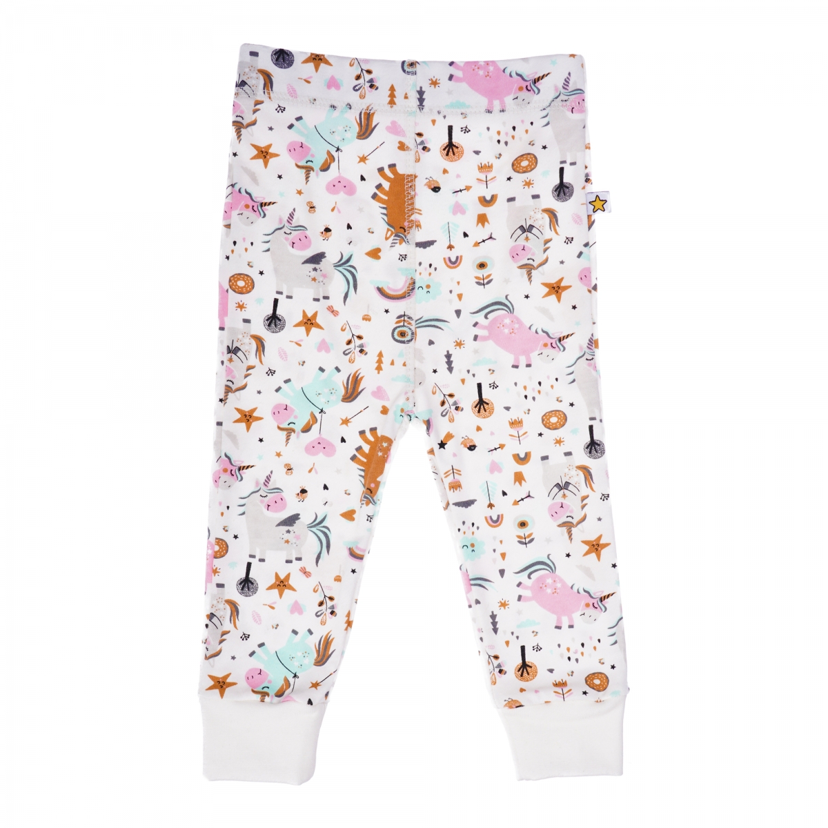 Baby Pants Unicorns, size 62-68-74, 1621, 100% soft cotton, TM Sofia