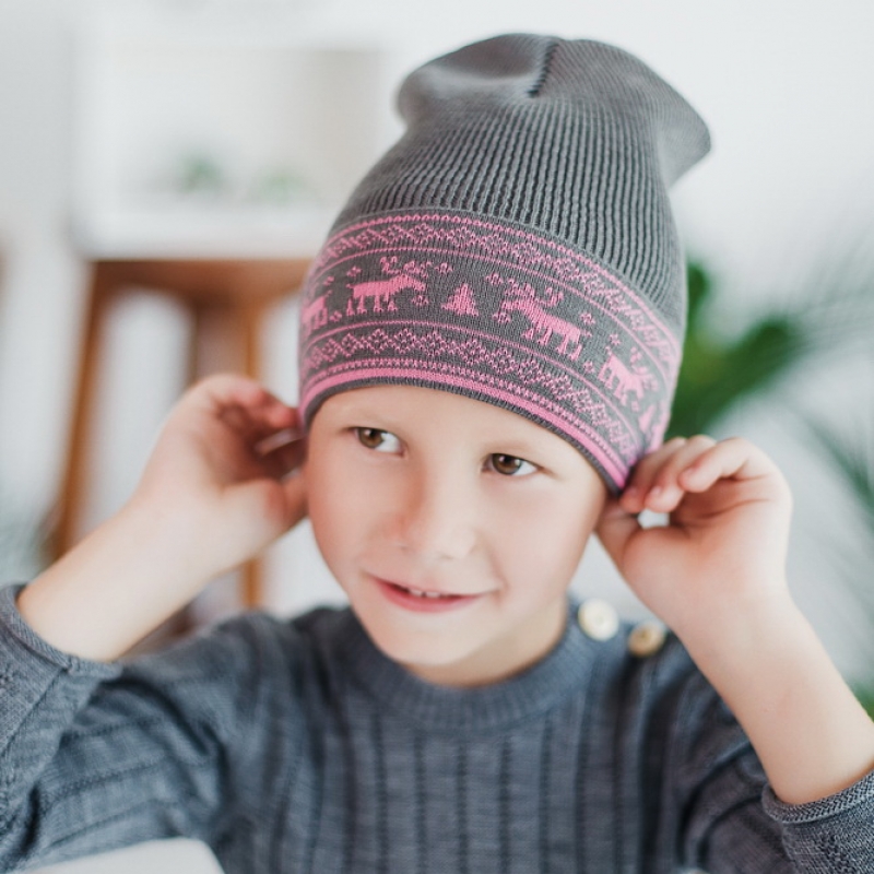 Merino wool beanie hat, 100% merino wool, 41-21, T...