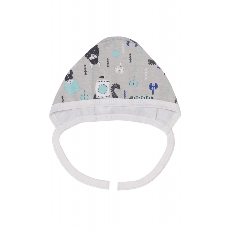 Bonnet for newborn baby, Vikings, 2941, 100% soft ...
