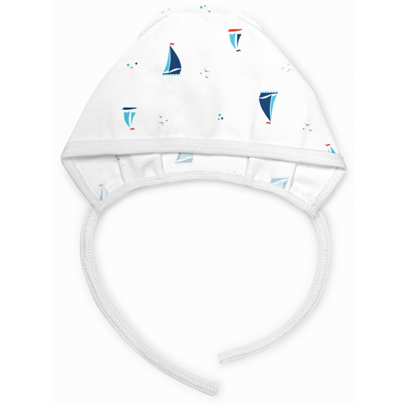 Bonnet for newborn baby, Ships, 4542, 100% soft co...