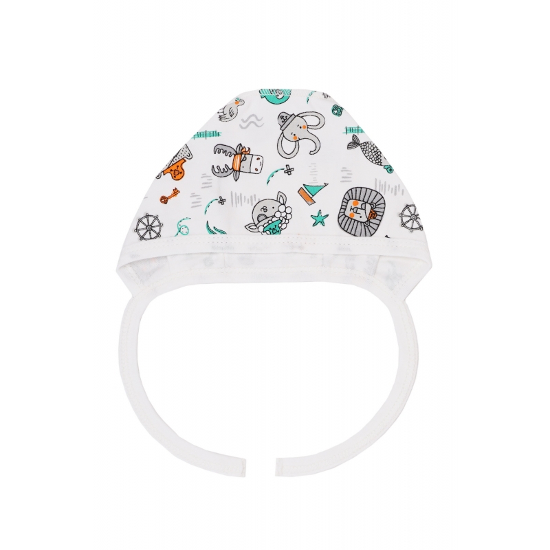 Bonnet for newborn baby, Pirates, 3141, 100% soft ...