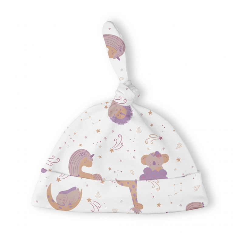 Baby Knot Cap Bohemia Print, size 38, 4272, 100% s...