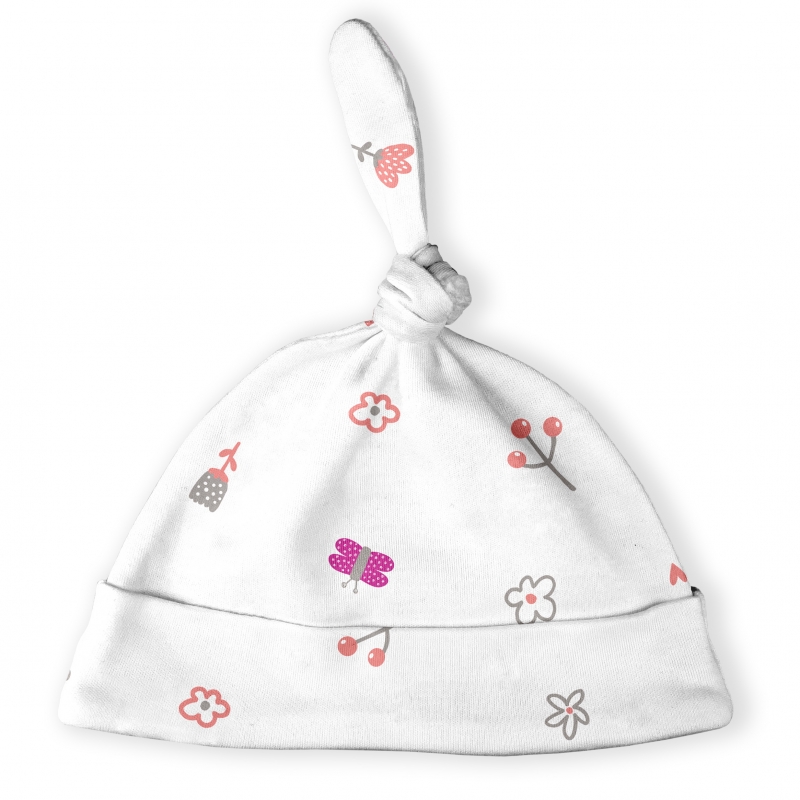 Baby Knot Cap Butterflies, size 38, 467238, 100% s...