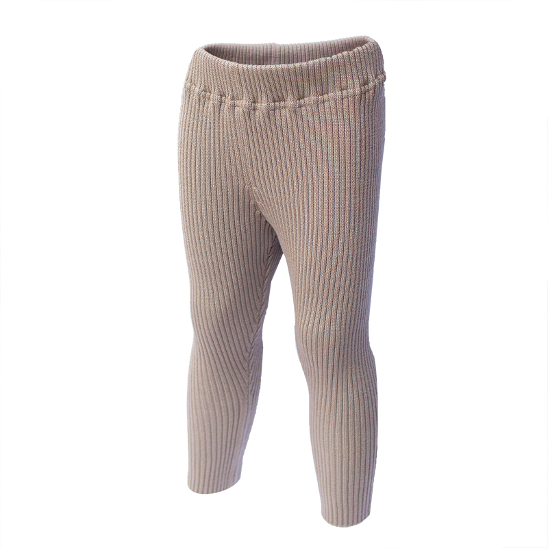 Merino light brown leggings, (100% merino wool), s...