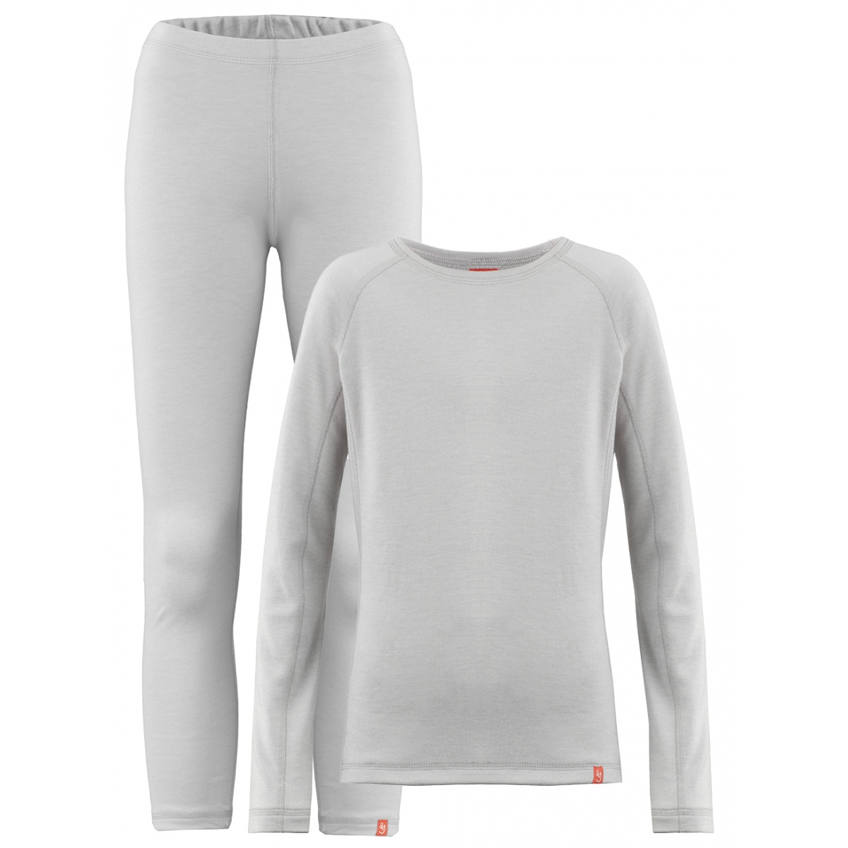 2 Piece Thermal Underwear Raglan and Leggings gray, wool merino, 9101/2, TM Wooly