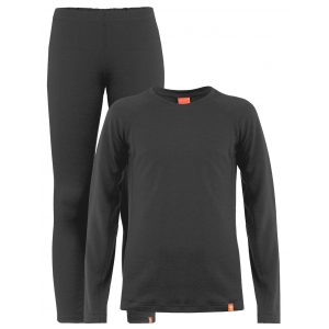 2 Piece Thermal Underwear Raglan and Leggings blac...