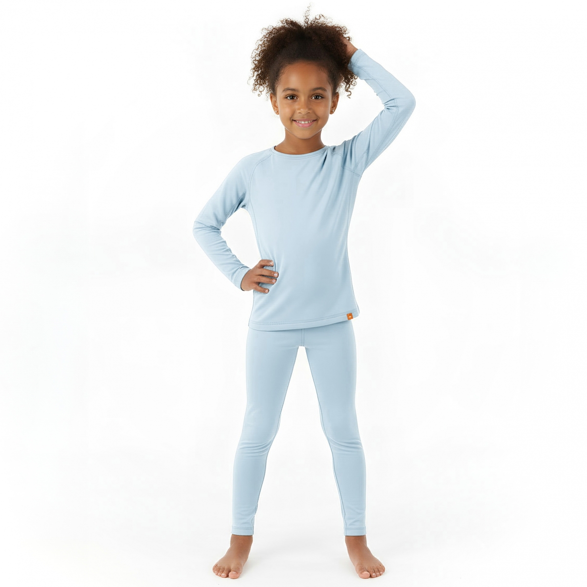 2 Piece Thermal Underwear Raglan and Leggings gray, wool merino, 9101/2, TM Wooly