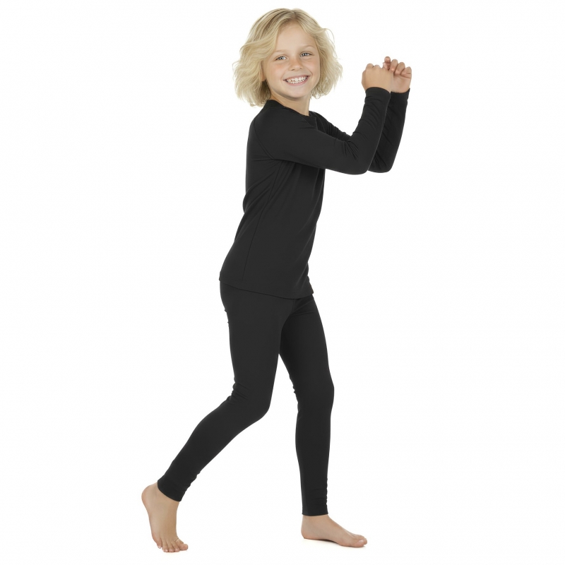 2 Piece Thermal Underwear Raglan and Leggings gray, wool merino, 9101/2, TM Wooly