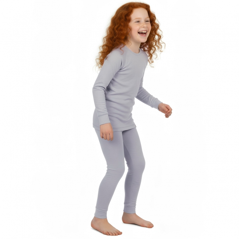 Thermal underwear raglan gray, wool merino 30%, 9101, TM Wooly