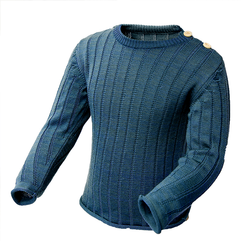 Blue sweater (100% wool) s. 86-92, 98-104, 104-110...