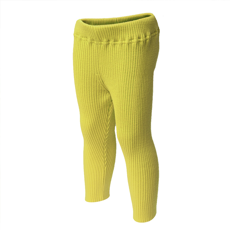 Thermal pistachio-colored leggings (100% wool), s....