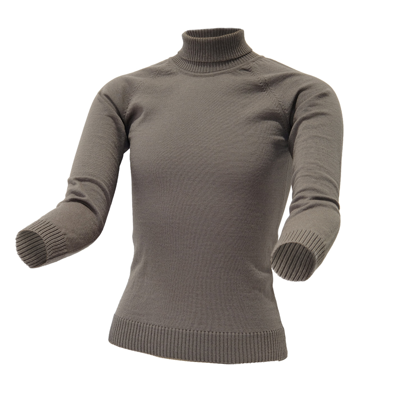 Гольф из 100% шерсти merino, серы...