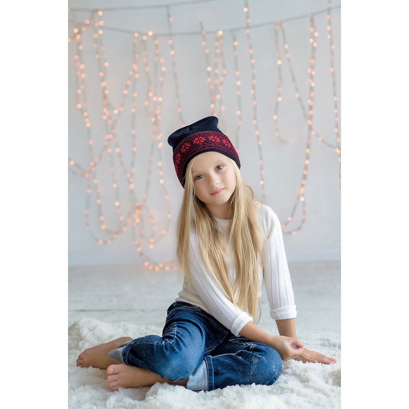 Merino wool beanie hat, 100% merino wool, 41-13, TM Sofia
