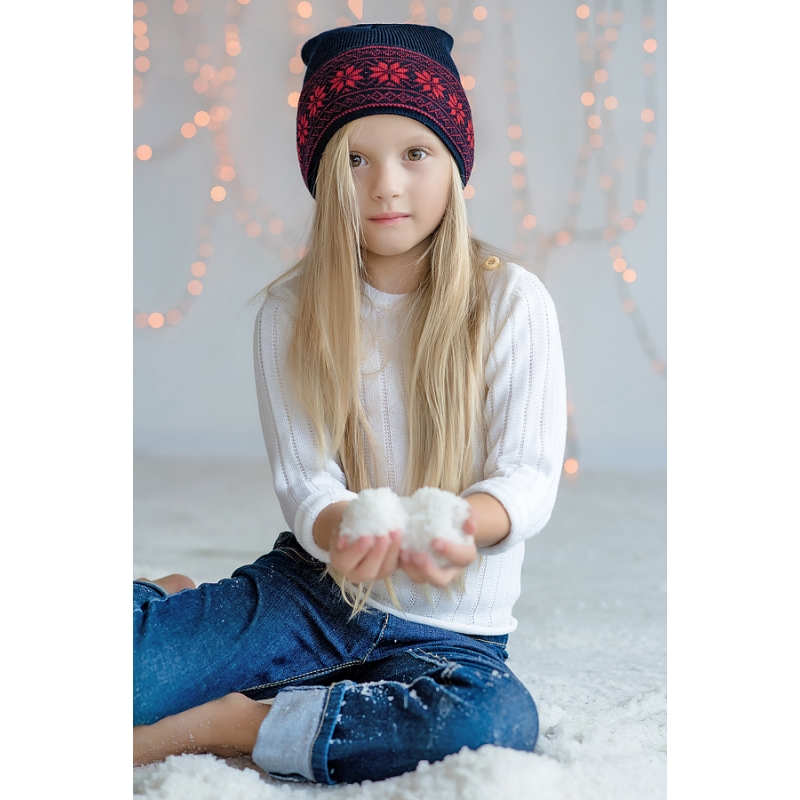 Merino wool beanie hat, 100% merino wool, 41-13, TM Sofia