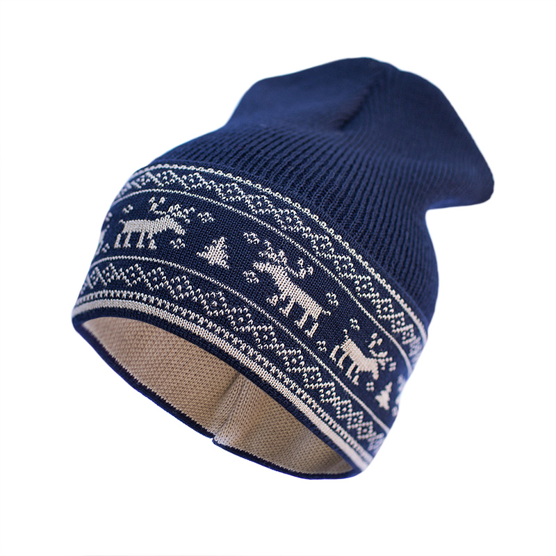 Merino wool beanie hat, 100% merino wool, 41-16, T...