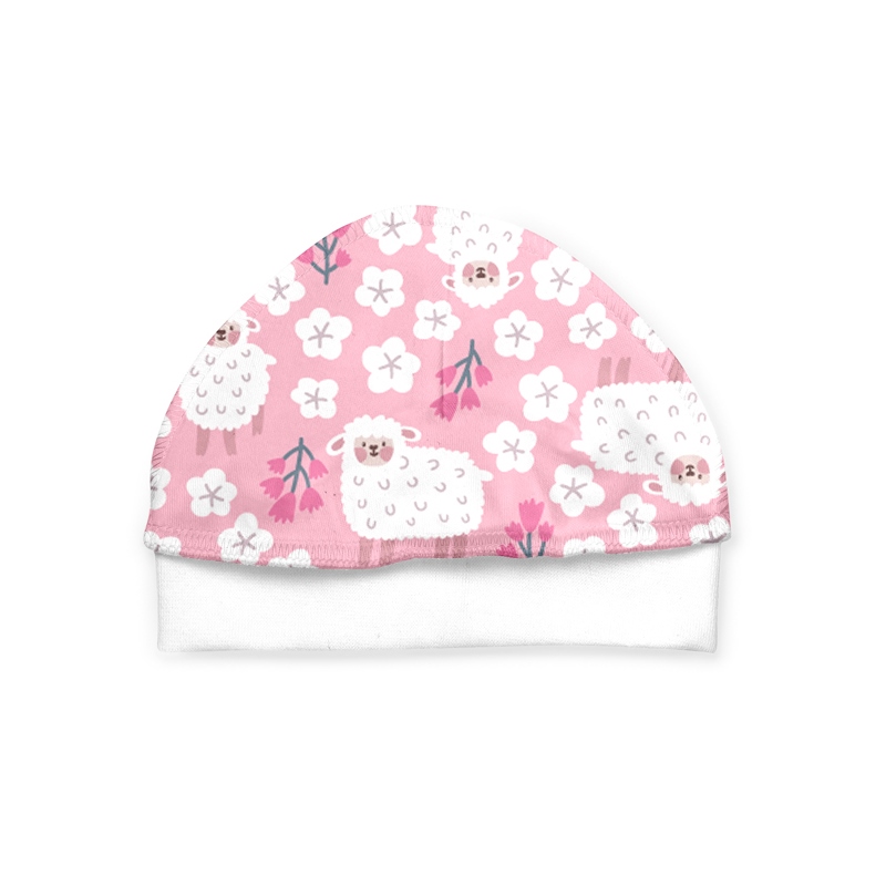 Baby hat Sheeps, size 38-40, 1331, 100% soft cotto...